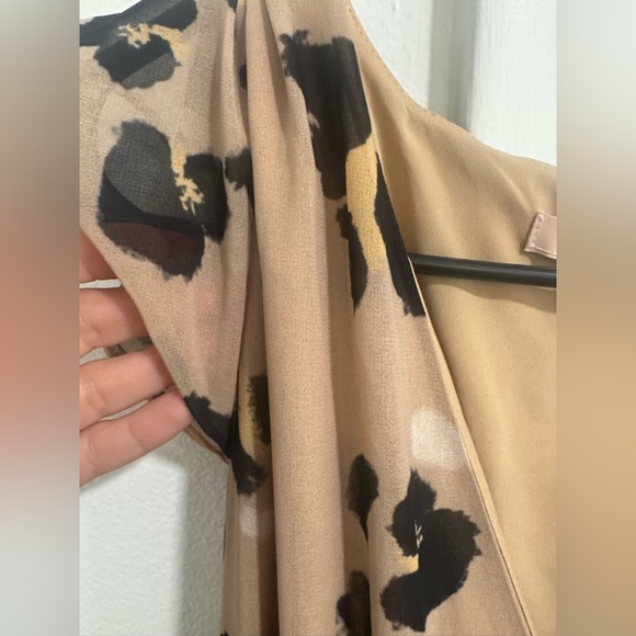 New Anthropologie Hutch Lala Leopard Wrap Maxi Dress - Picture 7 of 8